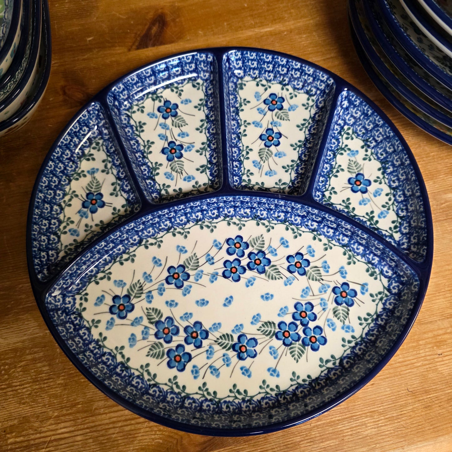 Dish   Divided   10"   2272X ~ Parisian Posies