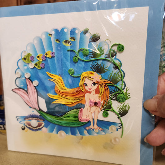 Card ~ Mermaid Quilling