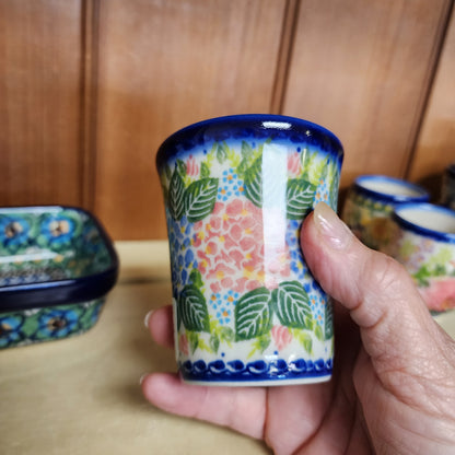 Tumbler 5 oz / Hydrangea 682/ 3" toothpick holder