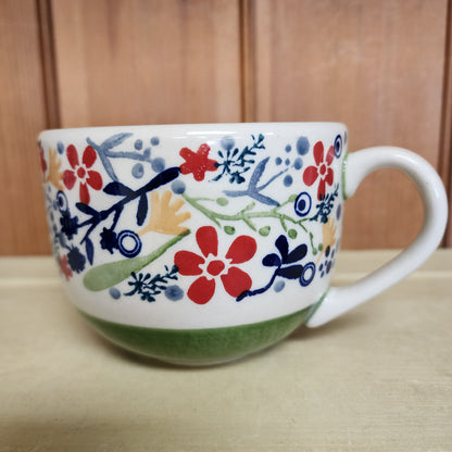 Mug ~ 17 oz Latte cup ~ Green Garden Breeze gz5g