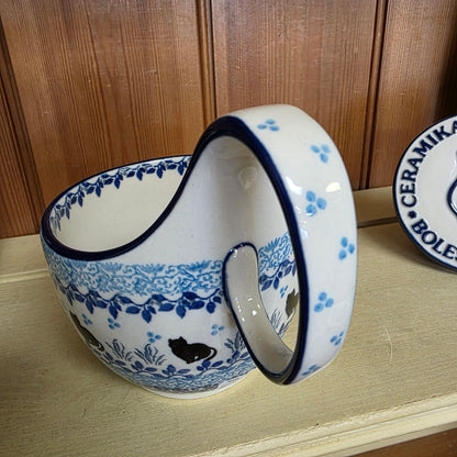 Bowl w/ Loop Handle   16 oz  845-2855X  Sitting Pretty pf0526