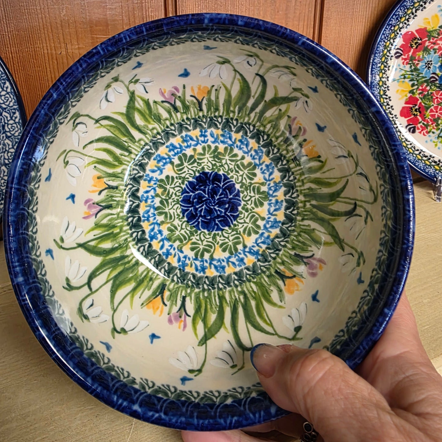Bowl ~ 6" ~ Orchids 707