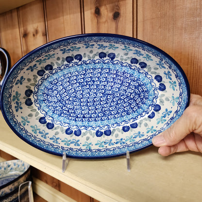 Baker Oval   9.5"    2751X ~ Blue Orchids