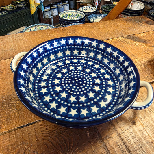 Round Baker w/handles - 6-3/4"     0119X ~ Star Light