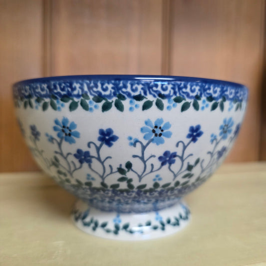 Bowl w/Pedestal   5.25"W  206-2785X  Georgia Blue pf0526
