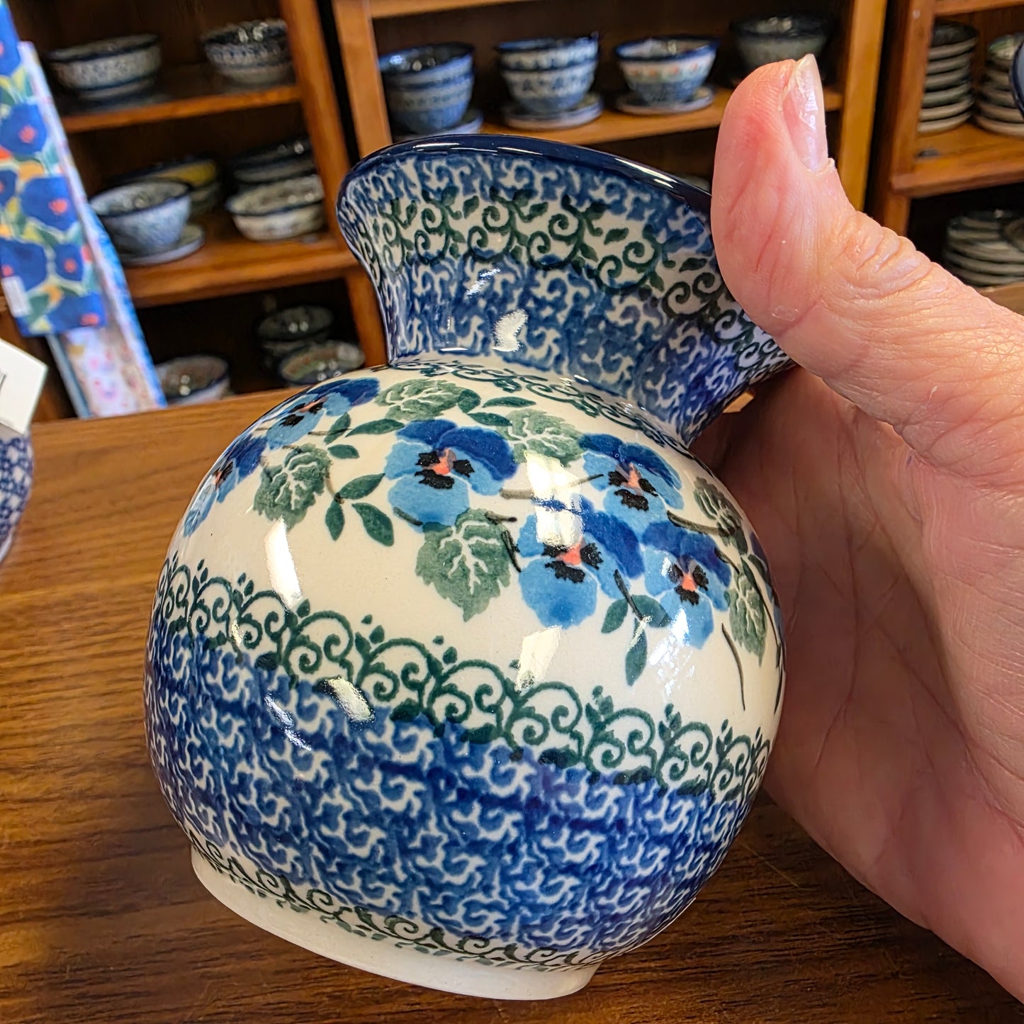 Vase   Bubble   4.25" 048-2273X  Winter Viola pf0526