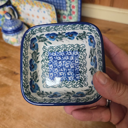 Bowl   Square Ramekin   3.75" 2273 Winter Viola
