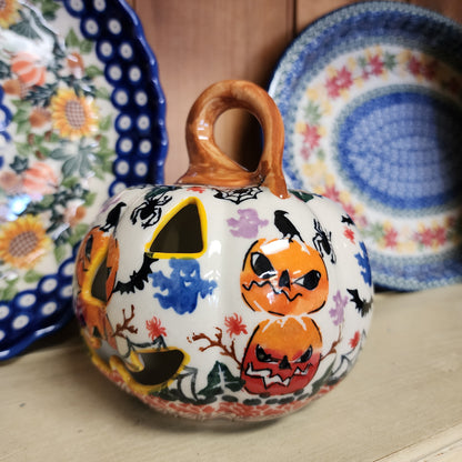 Pumpkin Jack o lantern  5.5" Halloween luminary