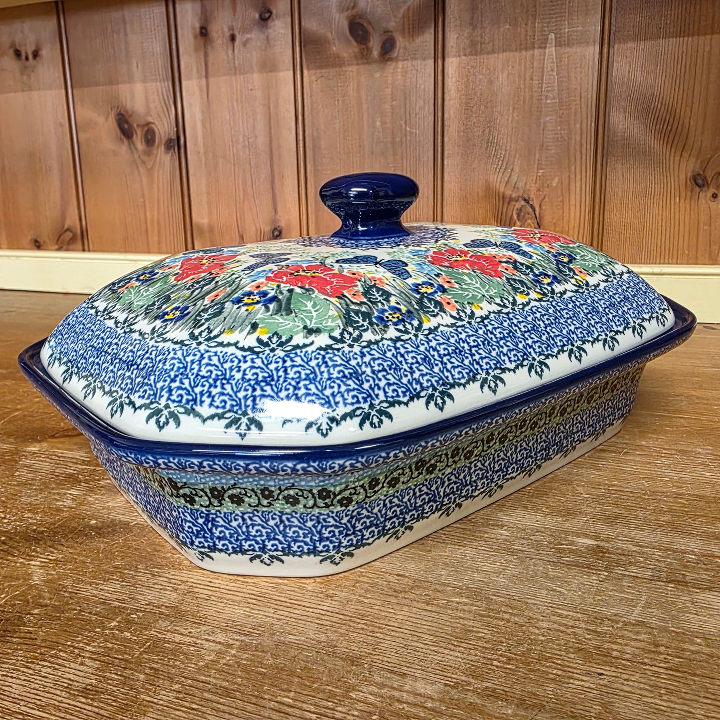 Baker   Covered Casserole   9.5" x 12" 665-U4553  U4 pf0526