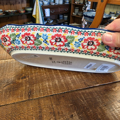 Tray   Scalloped Oval   6.25" x 12.5"   U3356 ~ U4