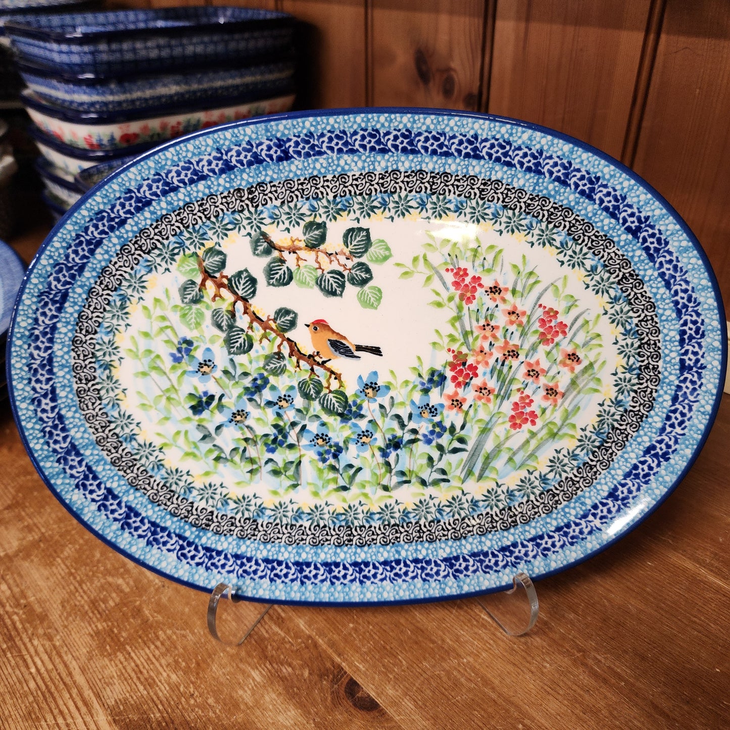Oval Platter ~ Large 12" x 8.5"    G68-U5098  U4 pf0526