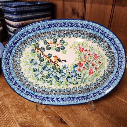 Oval Platter ~ Large 12" x 8.5"    G68-U5098  U4 pf0526