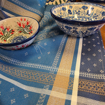 Towel ~ French Bouquet Blue