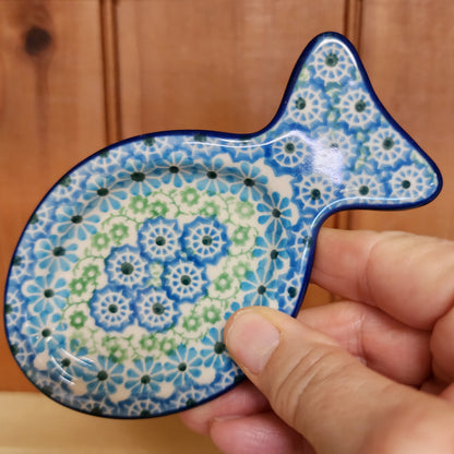 Dish   Fish Shape    3274X ~ Sea Glass