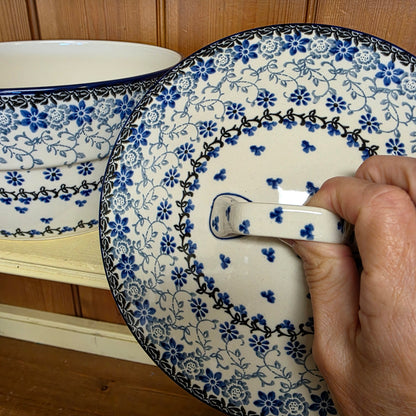 Covered Casserole (2 qt)   278-2158X  Silver Lace pf0526