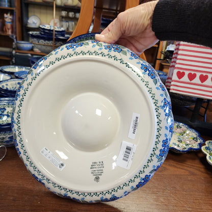 Bowl ~ Fluted Vegetable 2272X ~ Parisian Posies