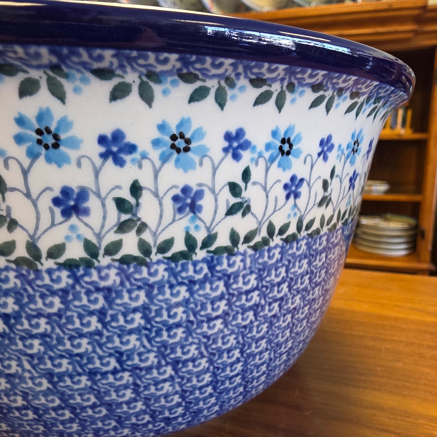 Bowl   Deep Mixing   4 Qt. 113-2785X  Georgia Blue pf0526