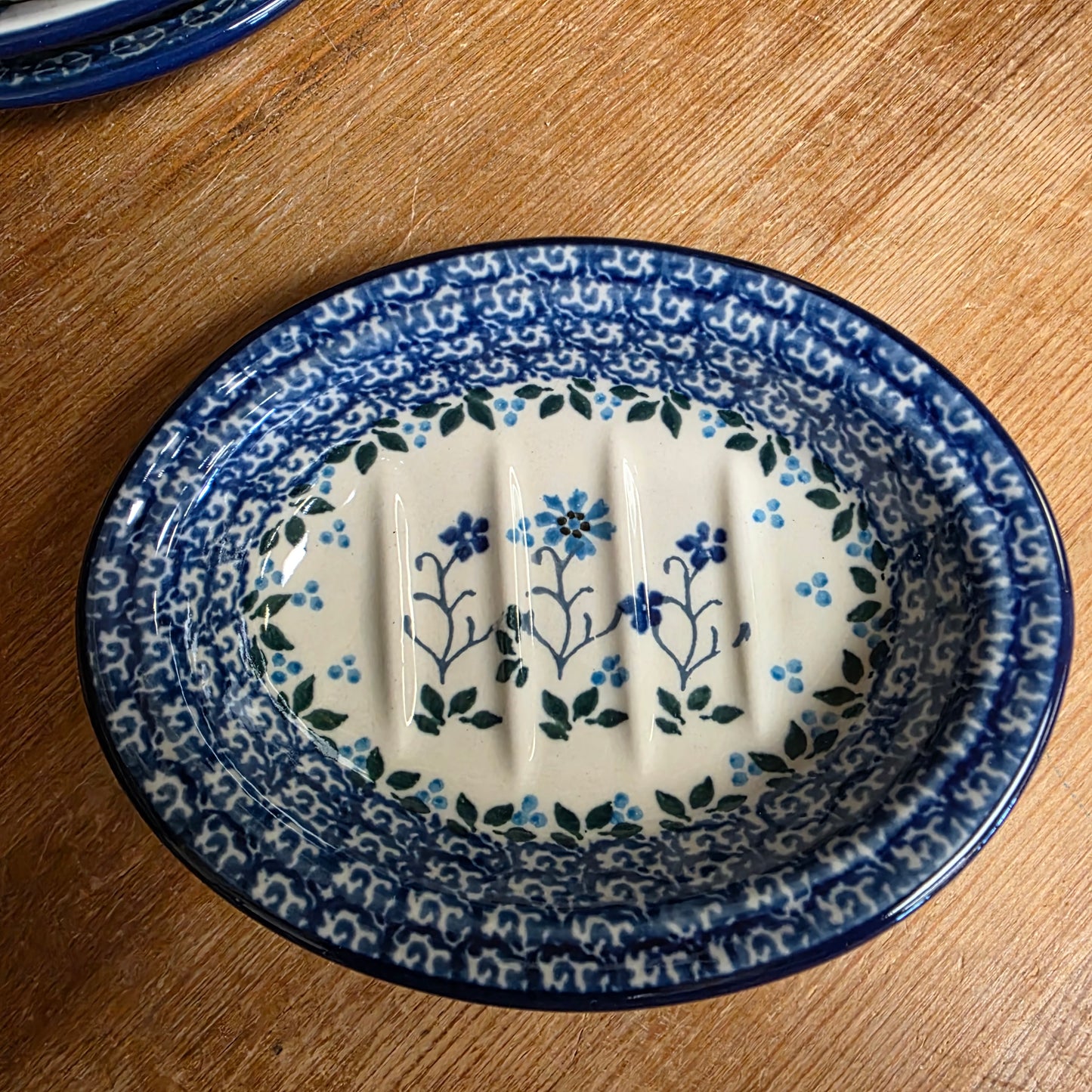 Soap Dish   5.5"  510-2785X  Georgia Blue pf0526