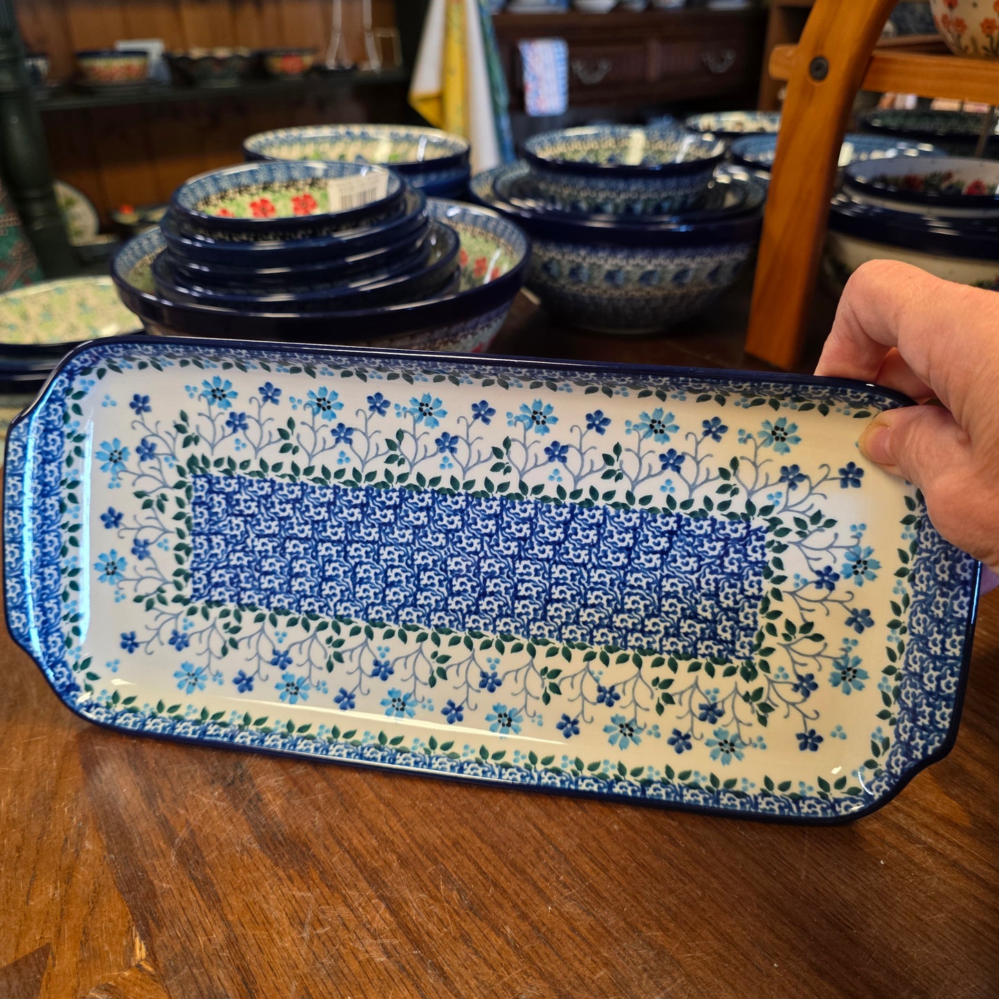 Tray   5.5" x 12"    2785X ~ Georgia Blue