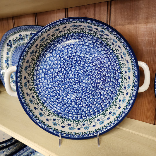 Baker   Round w/ Handles   10"   2785X ~ Georgia Blue