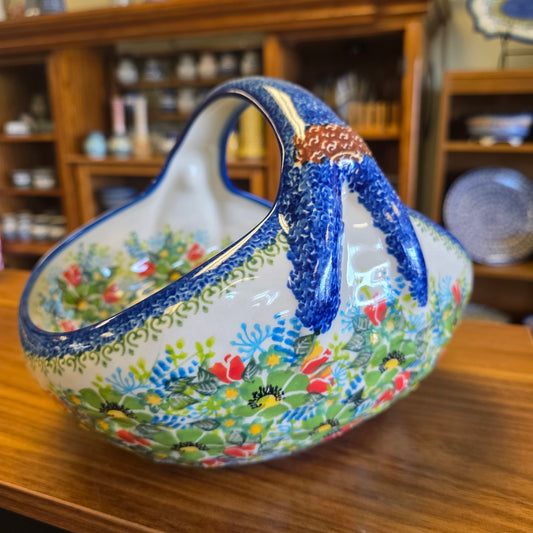 Basket ~ Florals / Kalich 9"