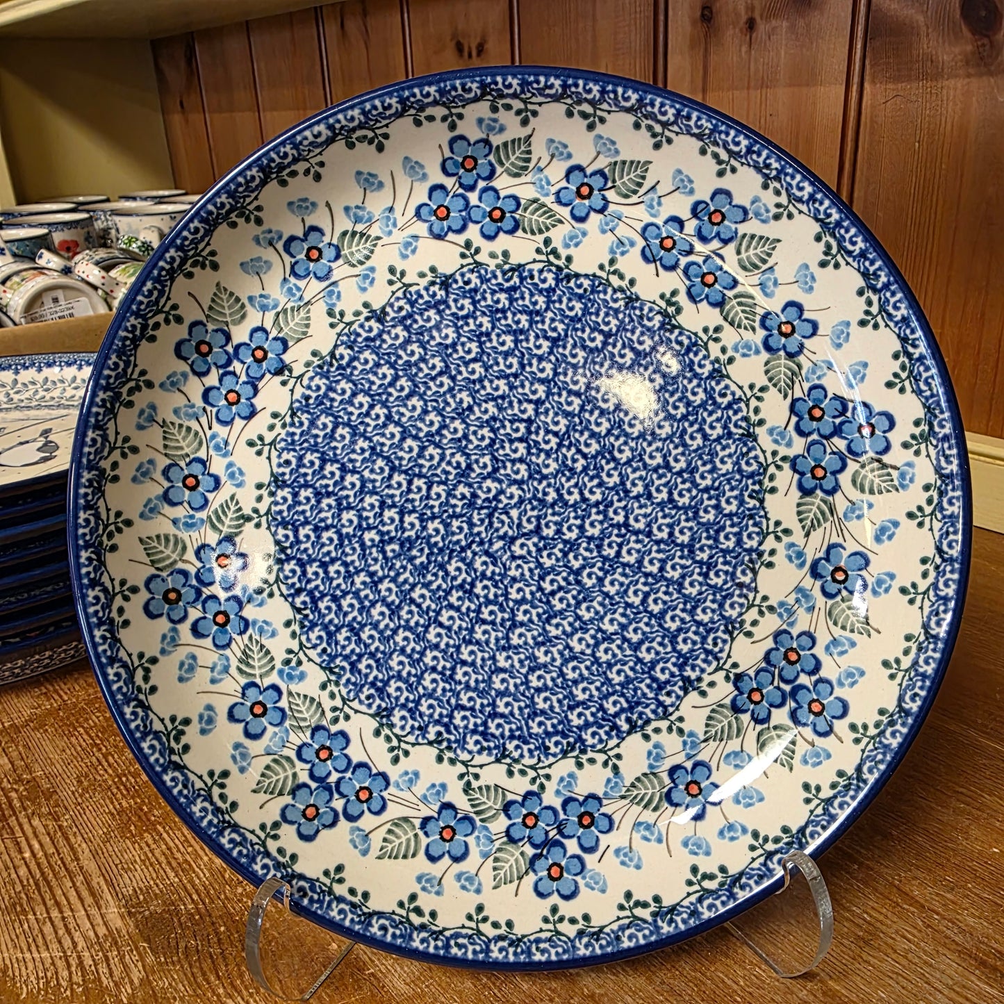 Plate   Rimmed   9" 302-2272X  Parisian Posies pf0526