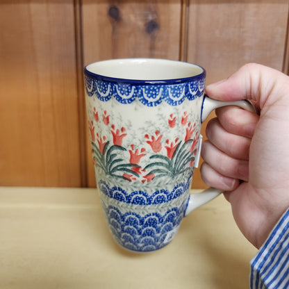 Mug 12 oz Tall Latte    C52-1437X  Crimson Bells pf0526