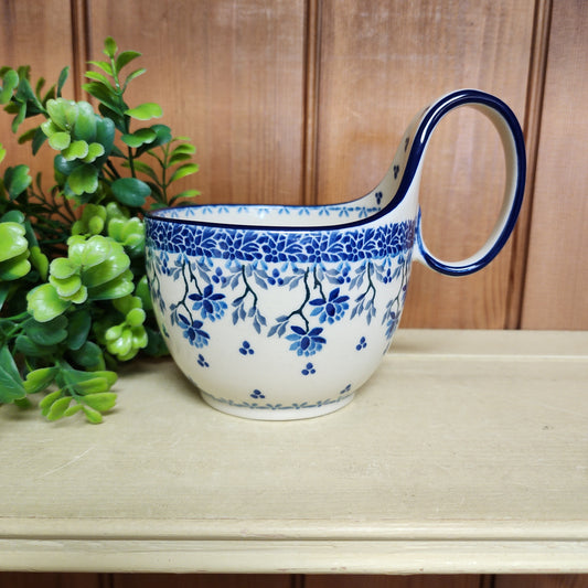 Bowl w/ Loop Handle   16 oz  845-2524X  Clover Fields pf0526