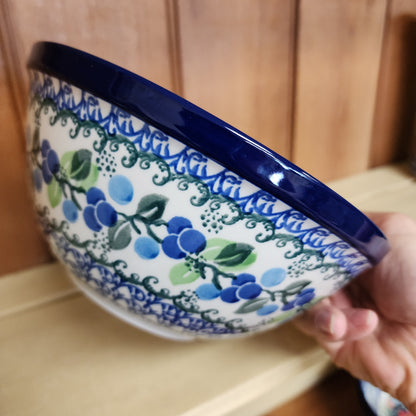 Bowl   Nesting   7.75" W   1416X ~ Blue Berries
