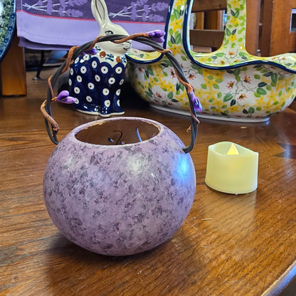 Gourd ~ Purple spring basket bunny cutout