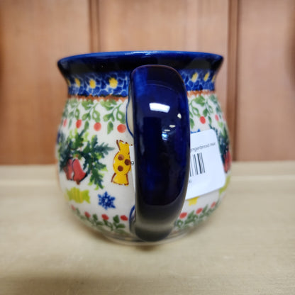 Mug 12 oz Cardinal / candy gingerbread man