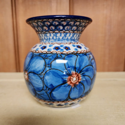 Vase ~ Bubble ~ 4.25" U408C ~ U4 Blue Jacek Chyla