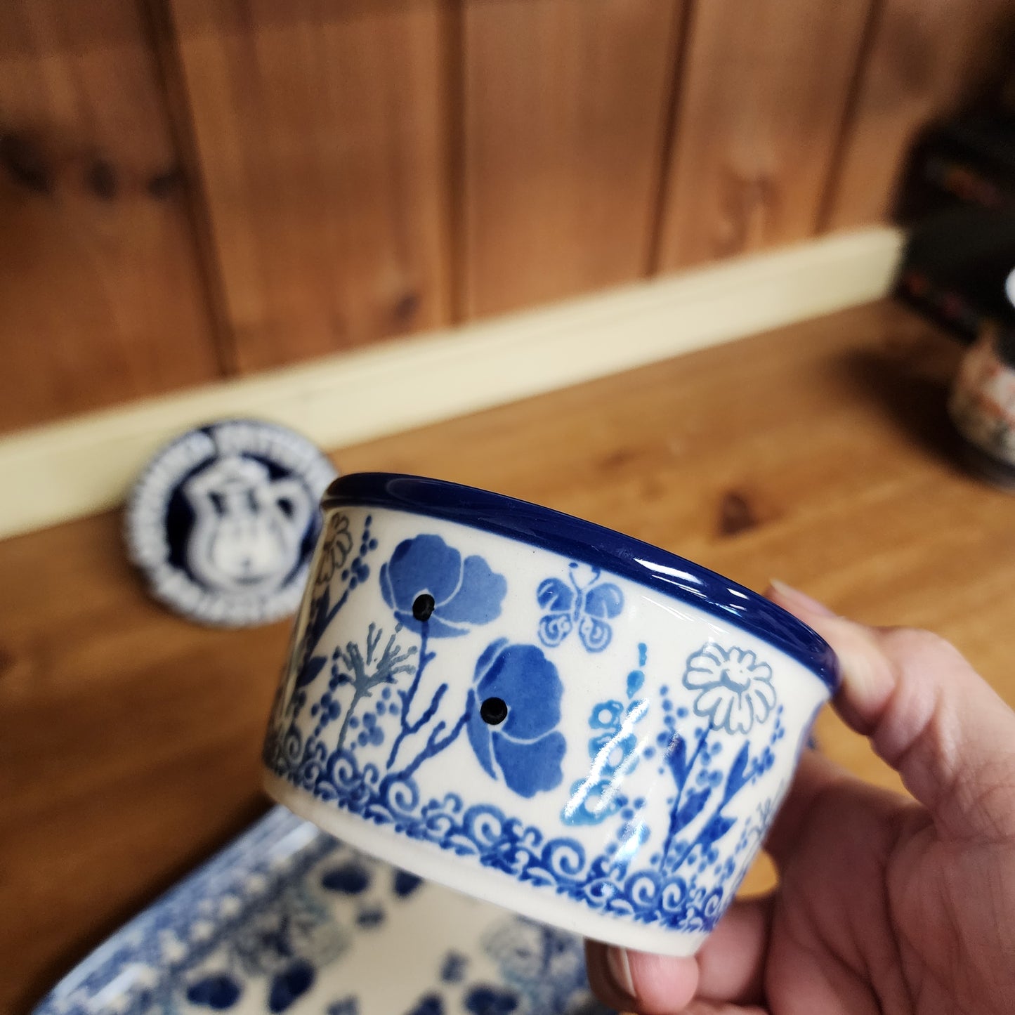 2 pc / Tray & Ramekin 2902X Evening Posies