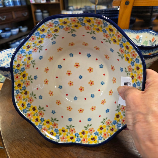 Bowl   Wavy Edge   Small  8" 691-2225X  Buttercup pf0526