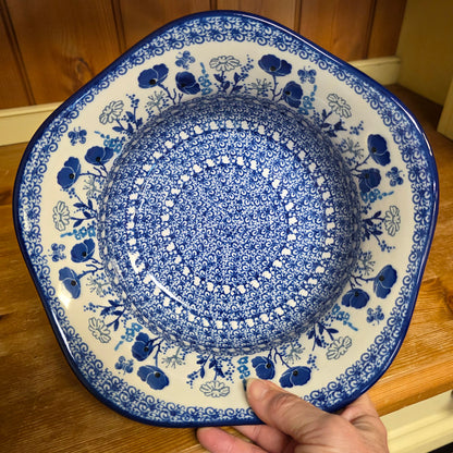 Bowl   Footed    2902X ~ Evening Poppy