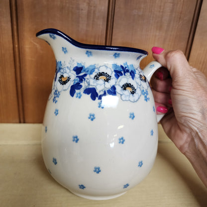 Pitcher ~ (1 qt) 078-2222X Snow Poppy pf0425