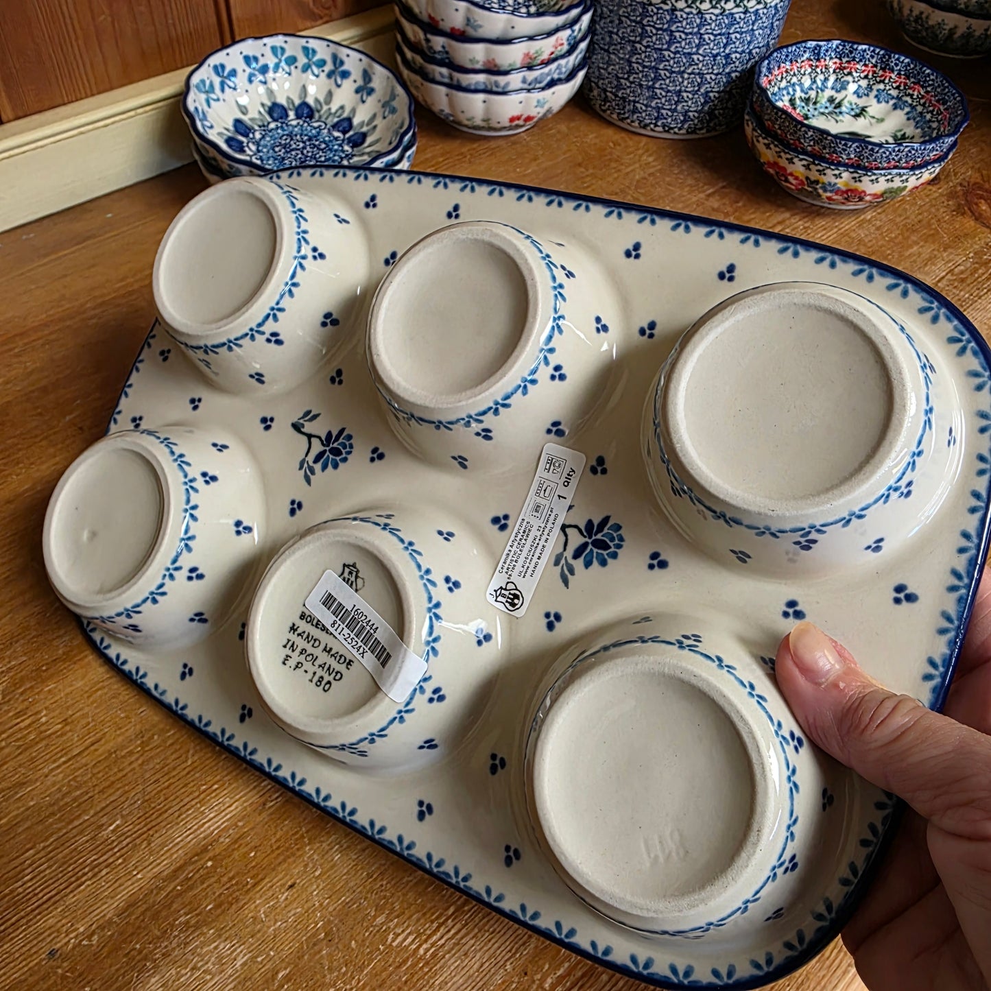 Muffin Pan   811-2524X  Clover Fields pf0526