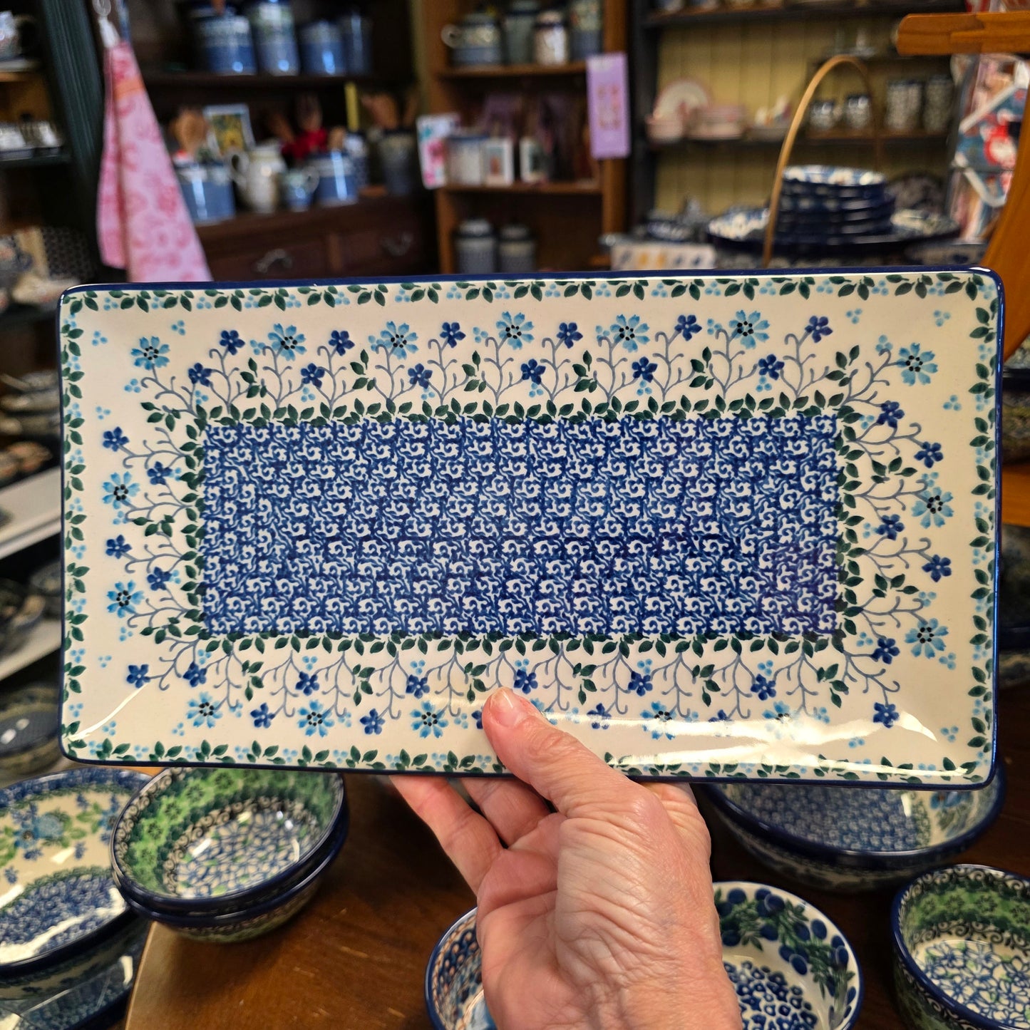 C26 ~ Sushi Plate    C26-2785X  Georgia Blue pf0526