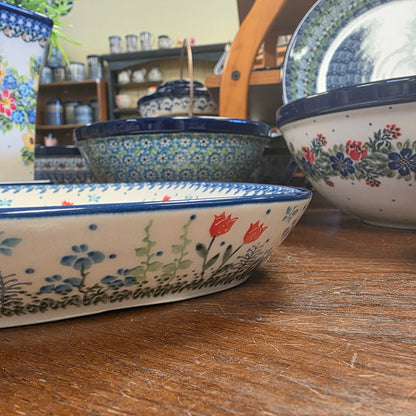 Rectangular Dish / Baker ~ 7.5" x 8.75" 2903X ~ Tulip Horizon