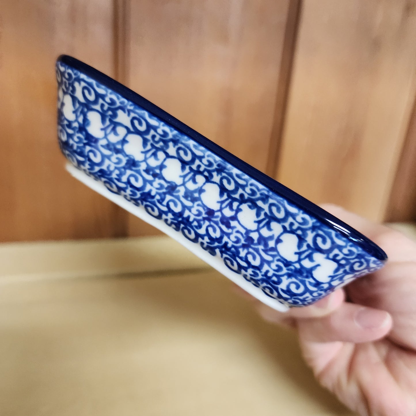 Bowl   Shallow Fluted    2901X ~ Red Poppy Garden