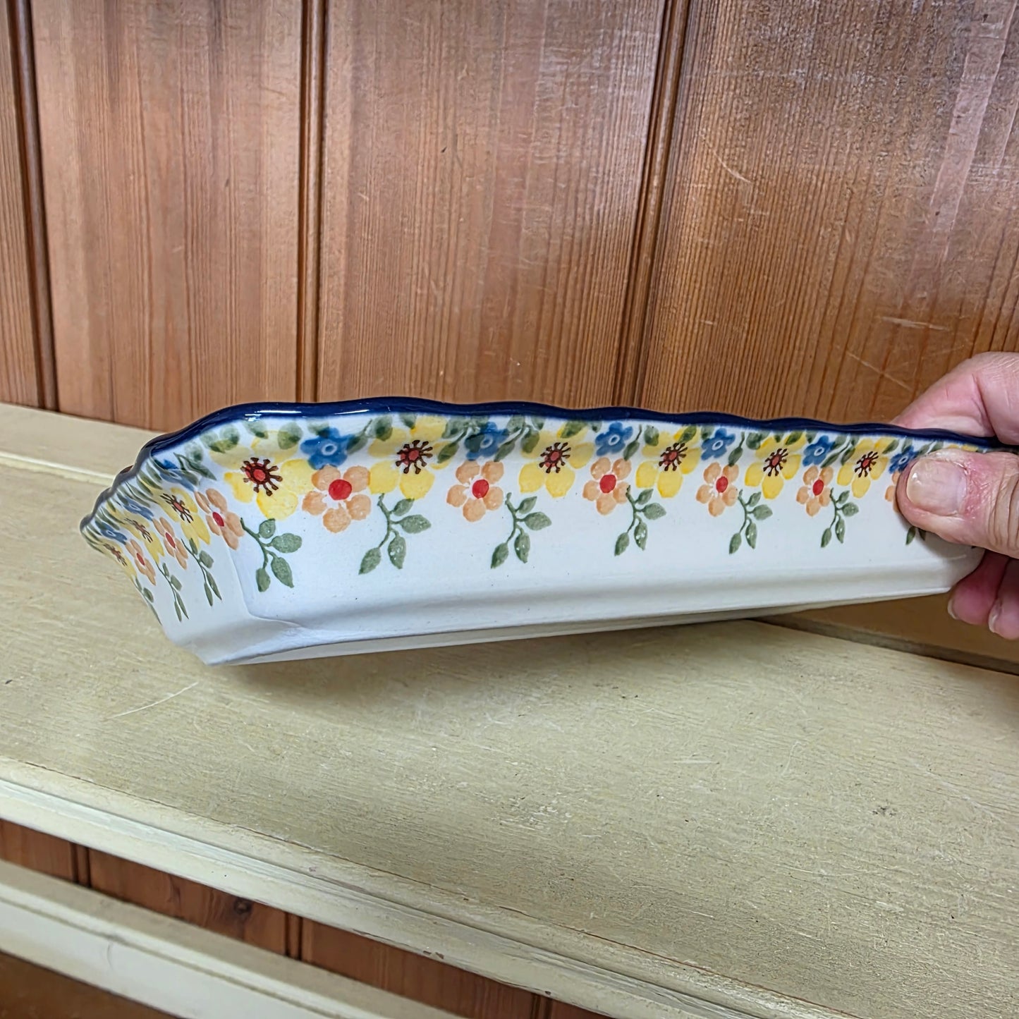 Tray Shallow ~ 9" x 4.5"    D15-2225X  Buttercup pf0526