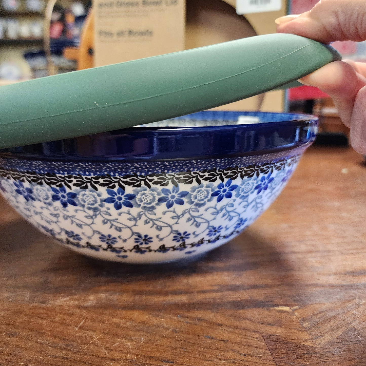 Silicone Lid ~ Green 9"