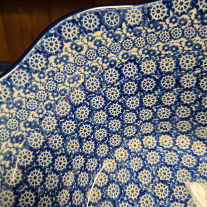 Bowl   Wavy Edge   Medium  10" 692-2615X  Midnight pf0526