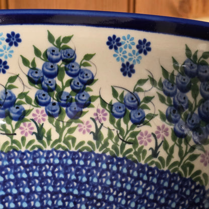 Bowl 9" Serving ~ Blue Berries