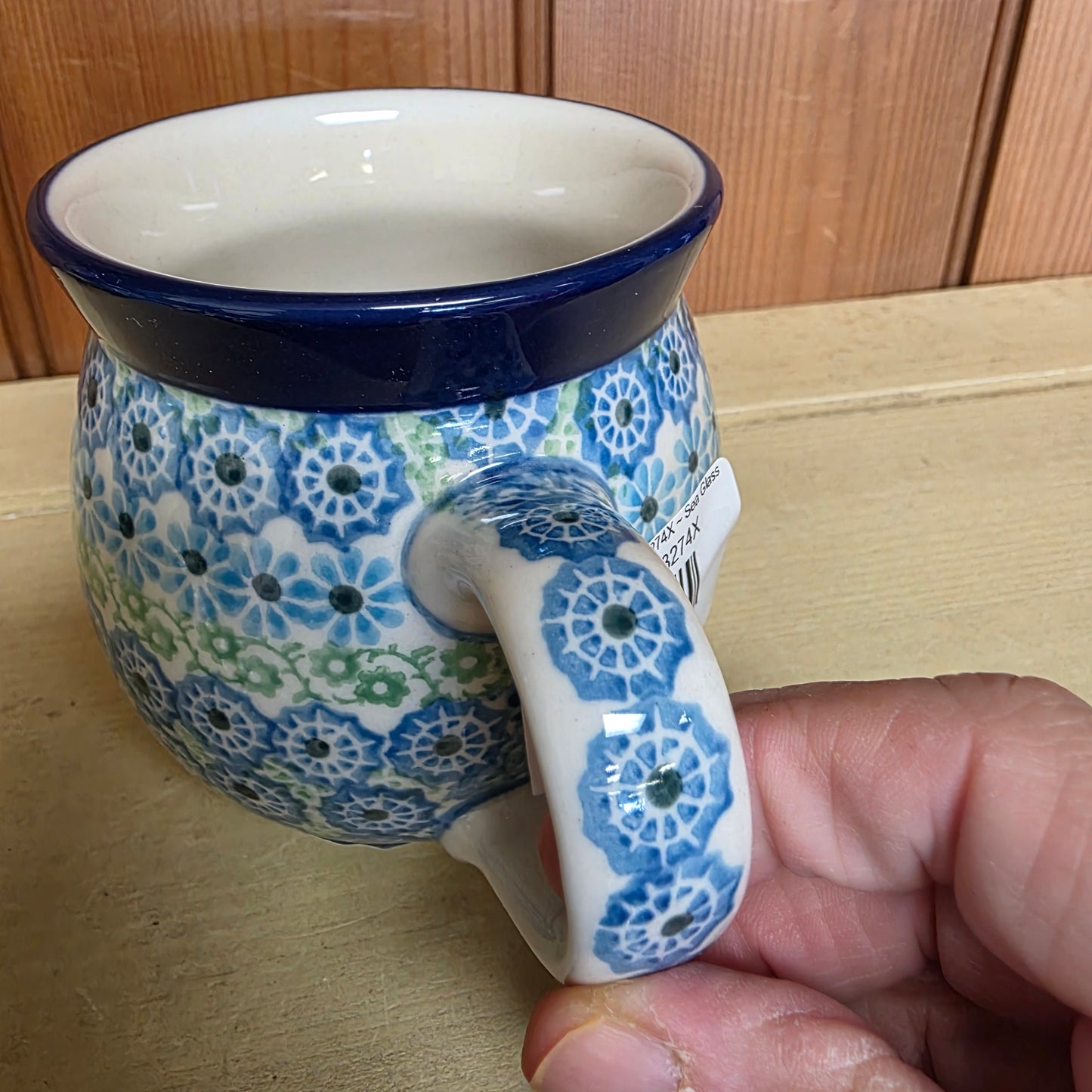 Mug   Bubble   11 oz.   3274X ~ Sea Glass