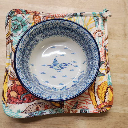 Cozy for BOWLS and small plates Sea Life