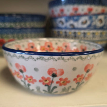 Bowl   Ice Cream   4.5" 017-0560X  Peach Spring Daisy