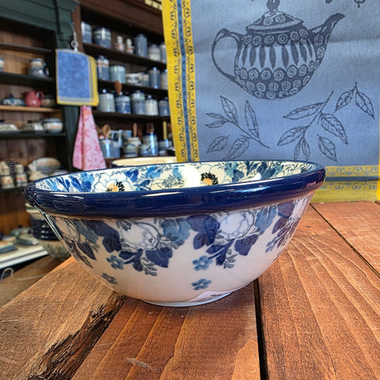 Bowl   Nesting 5"W  556-2222X  Snow Poppy pf0526