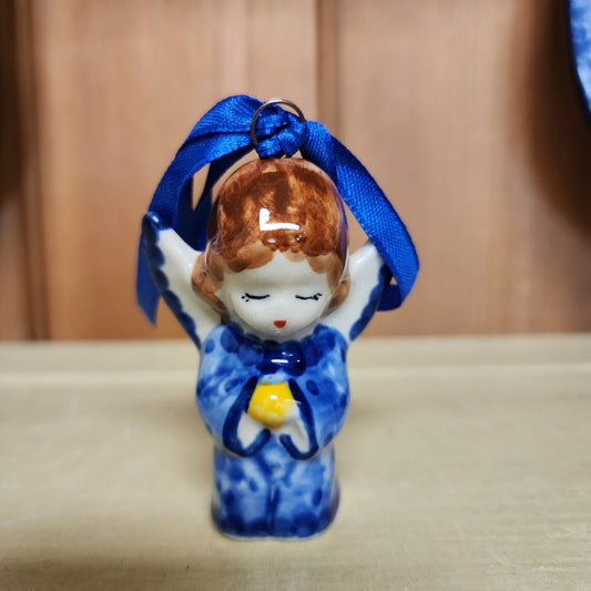 Angel GIRL Blue ~ Ornament