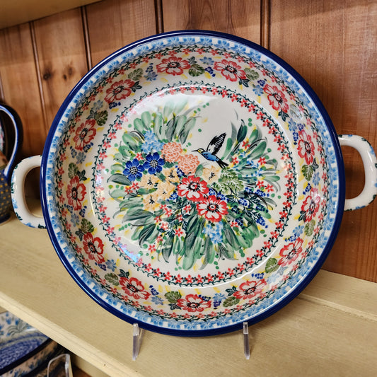 Round Baker w/handles - 9"     U3356 ~ U4